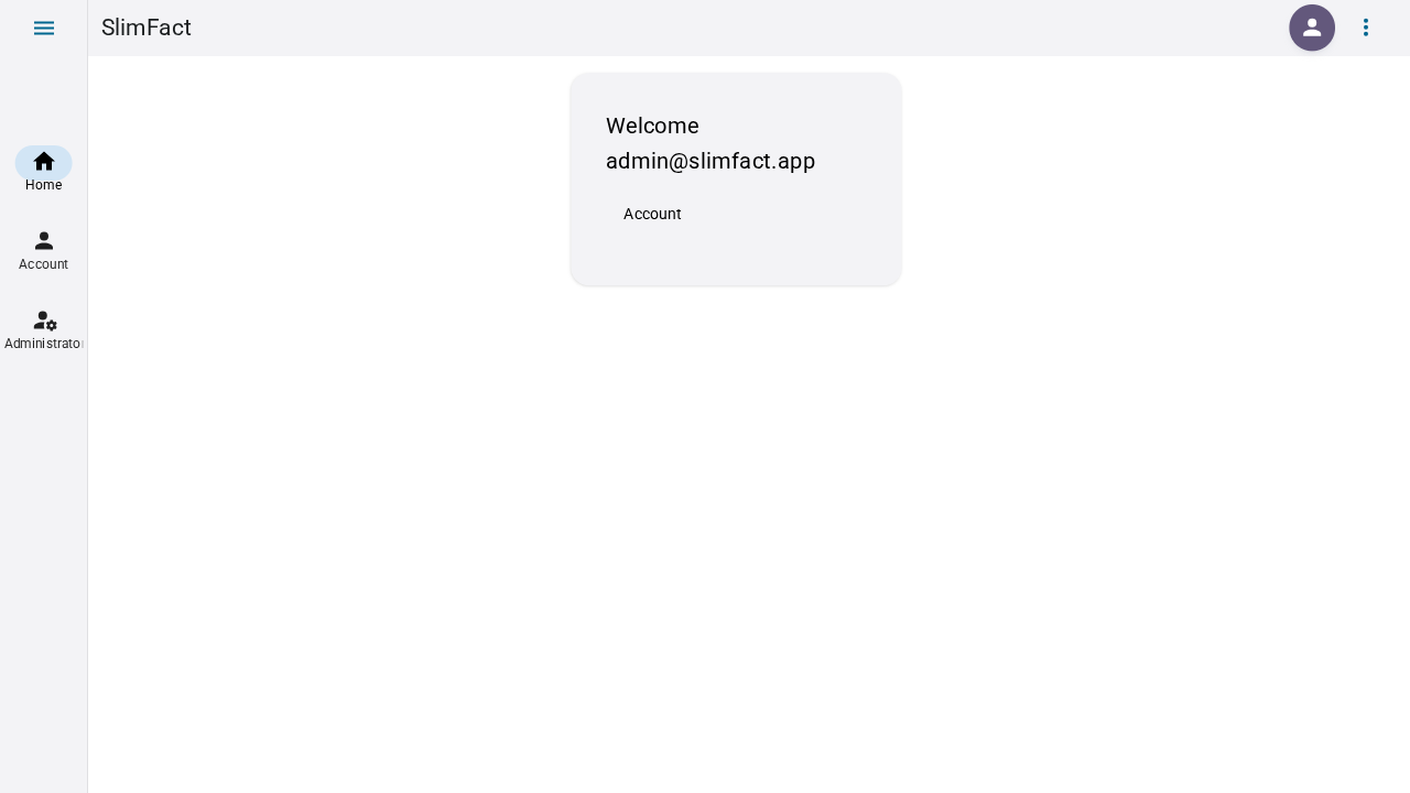 SlimFact homepage